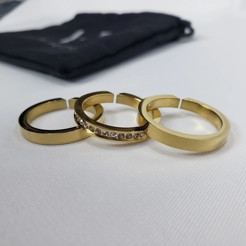 Vita Fede Cassio Pave Stackable Rings - Picture 8 of 9